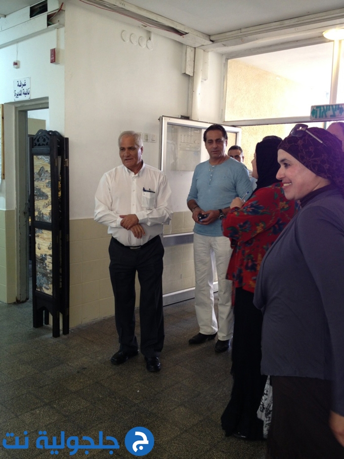 رئيس وأعضاء المجلس المحلي يقومون  زيارة لمدارس القرية